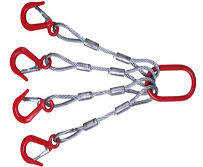 钢丝绳索具用于冷却器高空吊装使用
